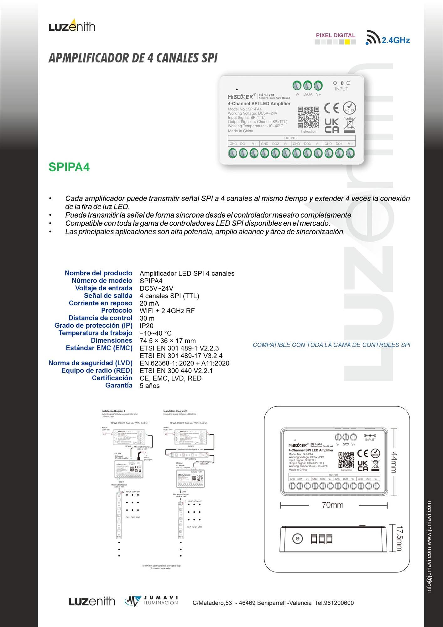Ficha técnica de CT/A-MBSPIPA4