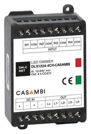 CT/-DLX1224-4CV-CASAMBI · Controlador Casambi 4 canales