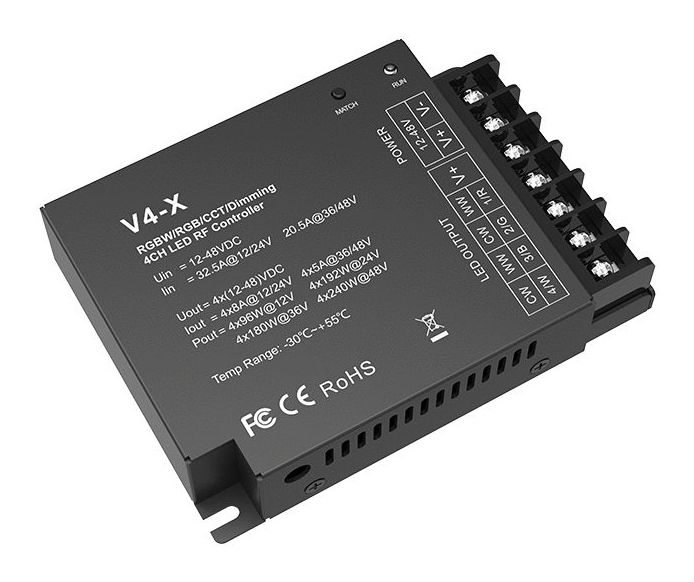 CT/-V4-X · Controlador 4 canales RF