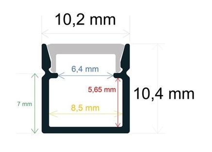 PF/i1010 · Perfil LED