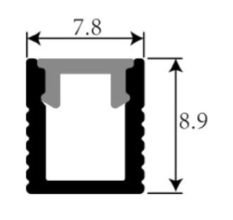 PF/OF0809 · Perfil LED