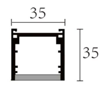 PF/OF3535BD · Perfil LED