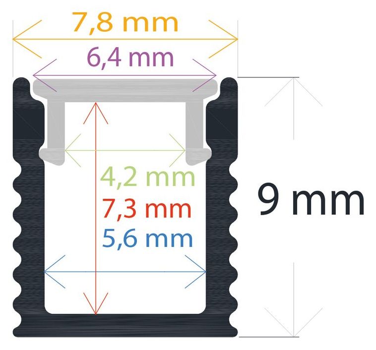 PF/i0809 · Perfil LED