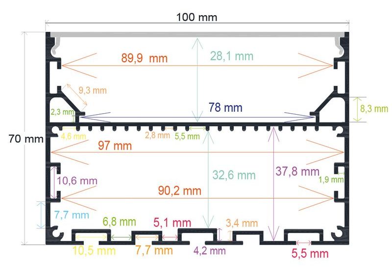 PF/i10070 · Perfil LED