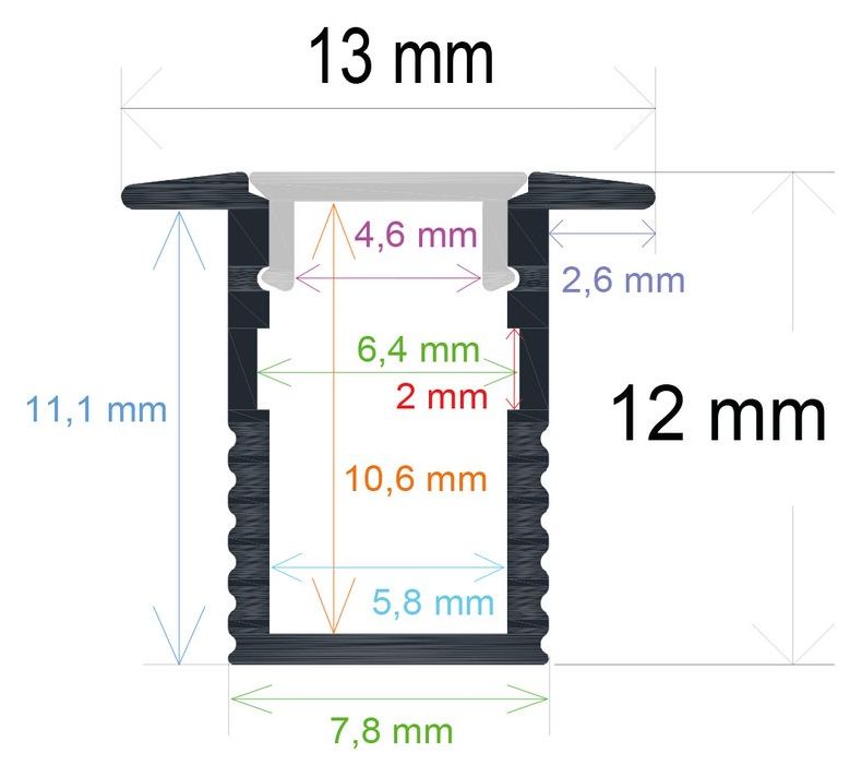 PF/i1312 · Perfil LED