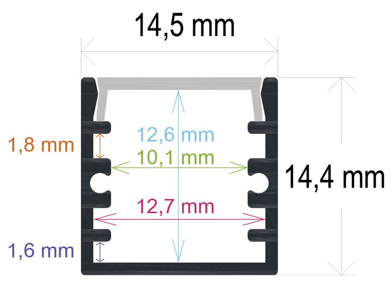 PF/i1414 · Perfil LED