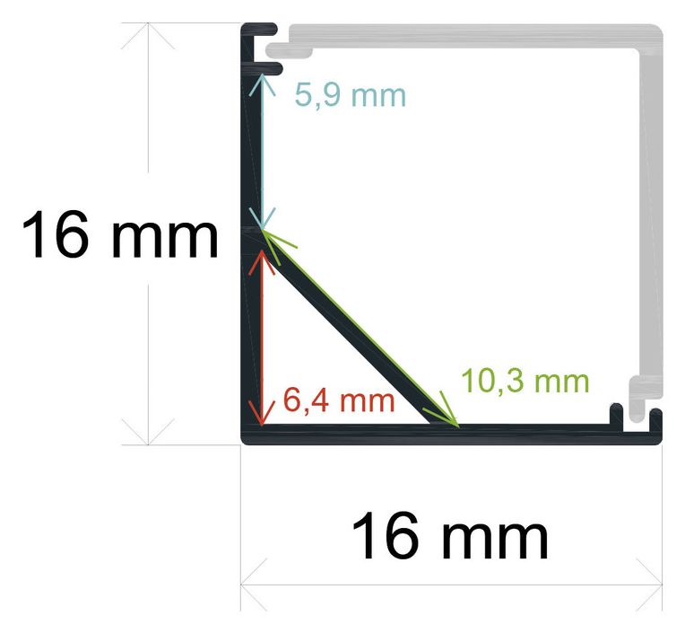 PF/i16161 · Perfil LED