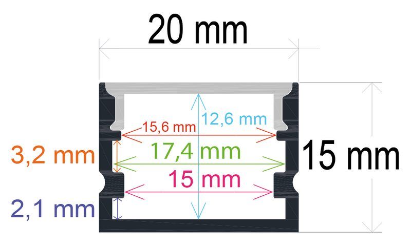 PF/i2015 · Perfil LED