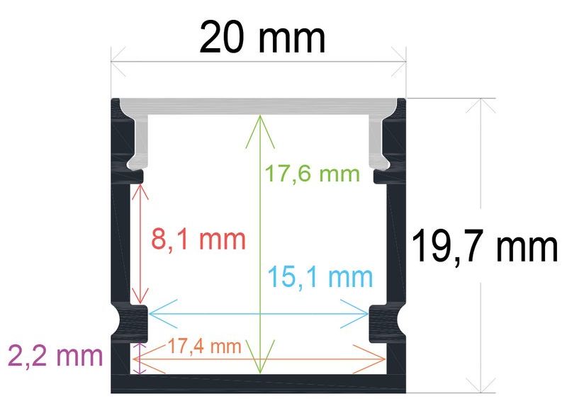 PF/i2020 · Perfil LED