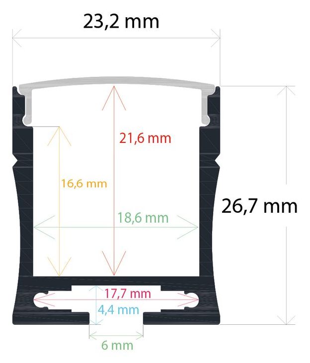 PF/i2327 · Perfil LED