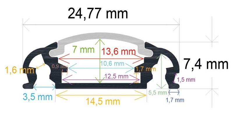 PF/i2507 · Perfil LED