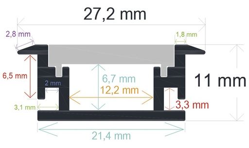 PF/i2711 · Perfil LED