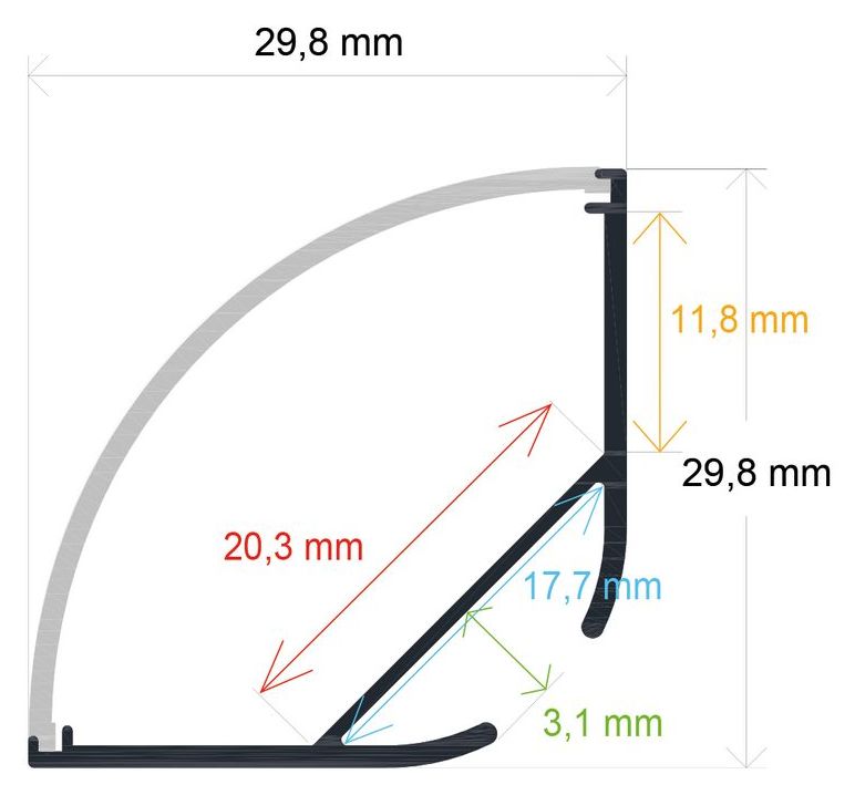 PF/i2929 · Perfil LED