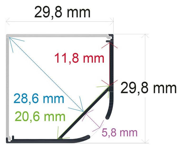 PF/i2930 · Perfil LED