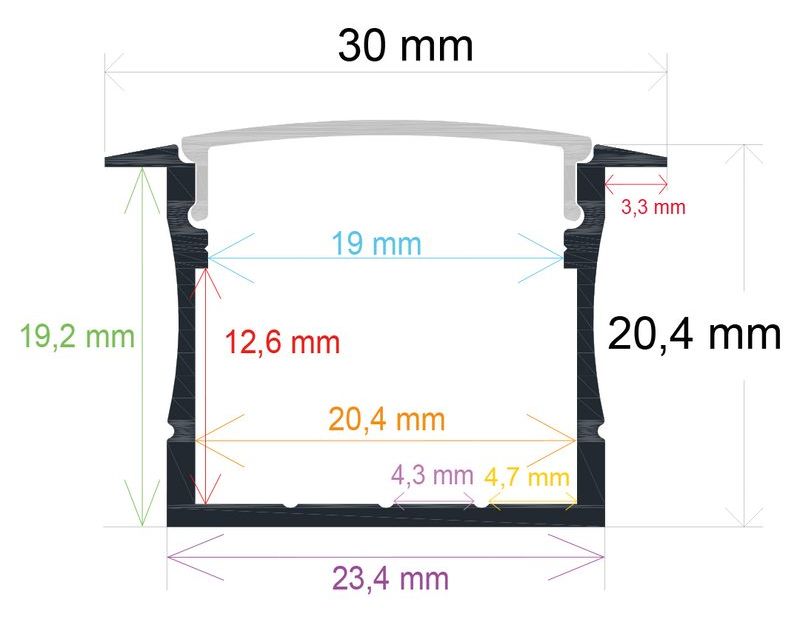 PF/i3020 · Perfil LED