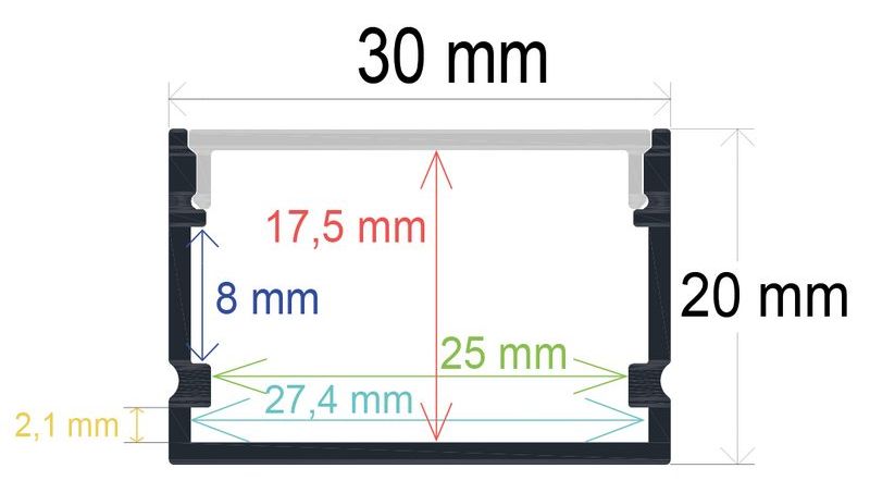 PF/i3021 · Perfil LED