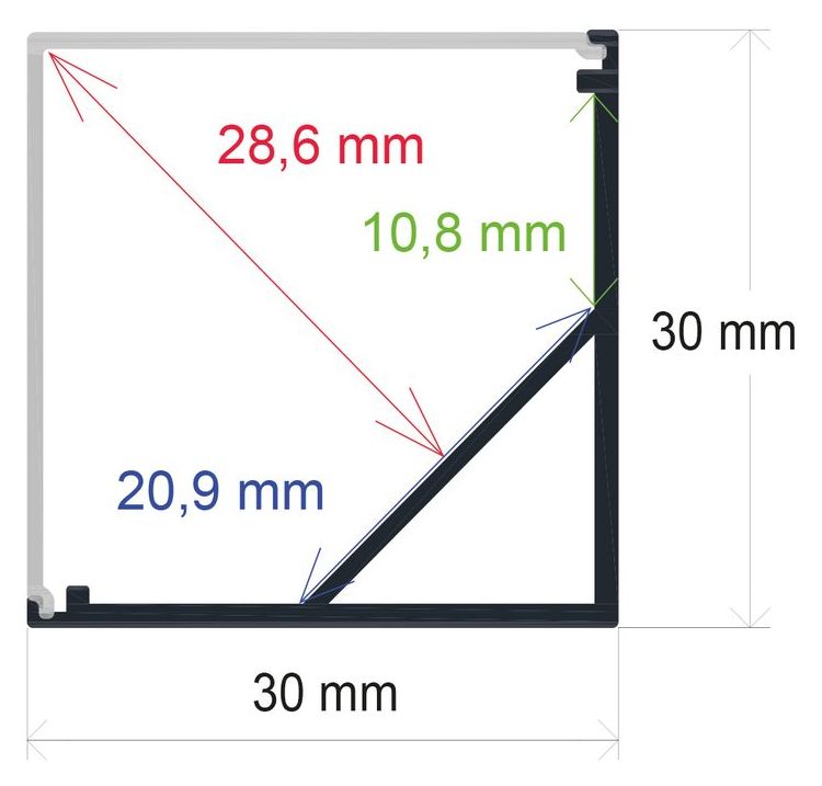 PF/i3031 · Perfil LED