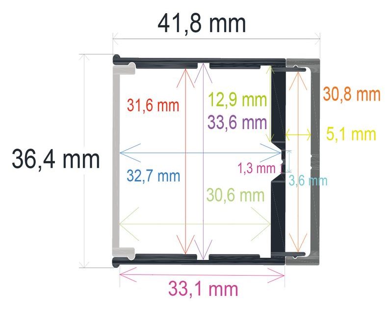 PF/i3541 · Perfil LED
