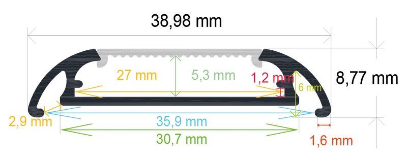 PF/i3909 · Perfil LED