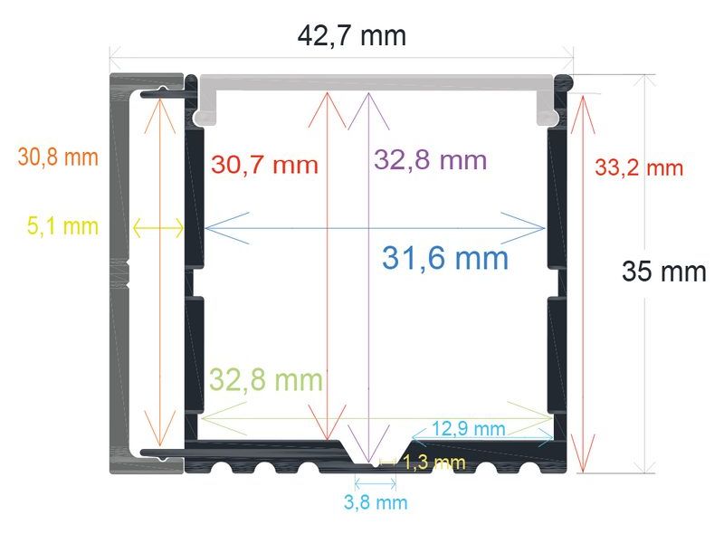 PF/i4235 · Perfil LED