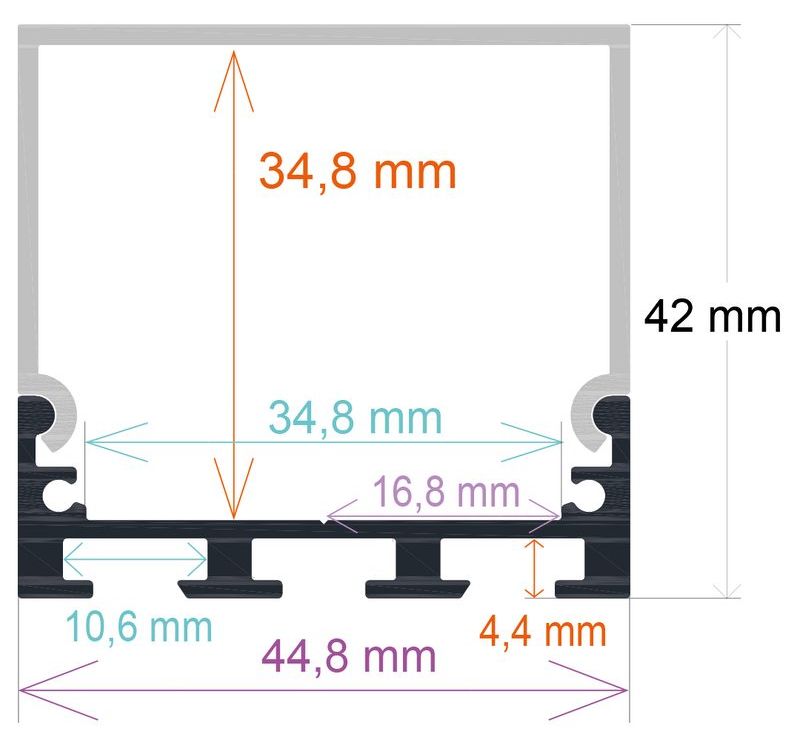 PF/i4542 · Perfil LED