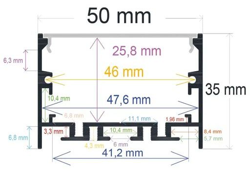 PF/i50342 · Perfil LED