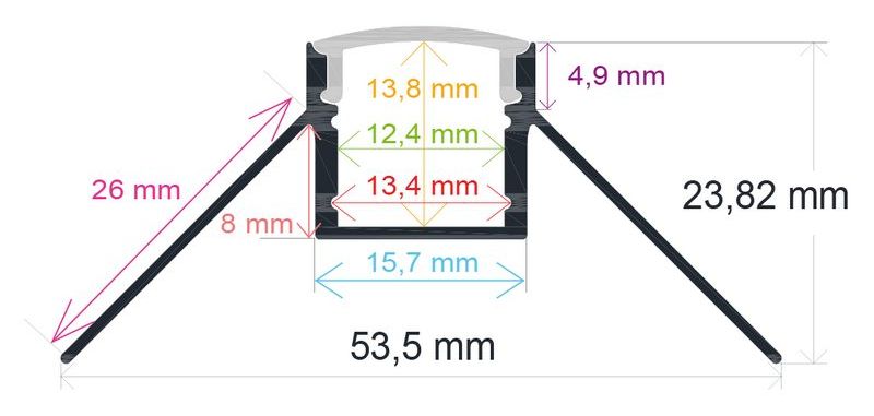 PF/i5424 · Perfil LED