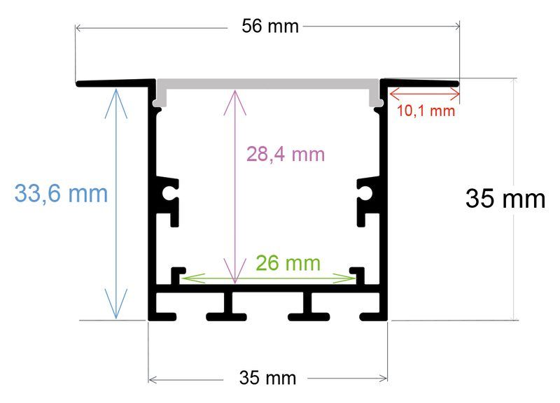 PF/i5635 · Perfil LED