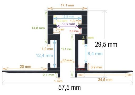 PF/i5830 · Perfil LED