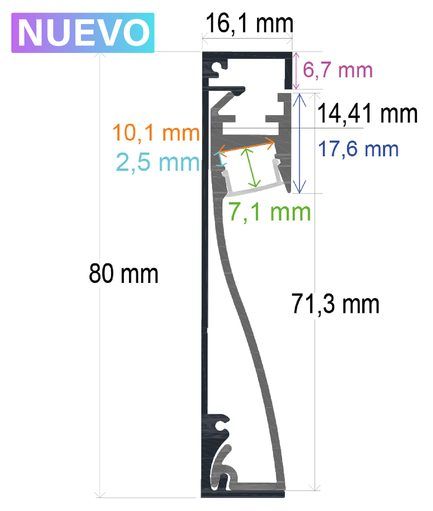 PF/i80161 · Perfil LED