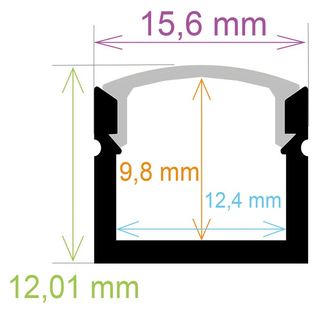 PF/i1512 · Perfil escuadra aluminio 15,6 x 12,01 mm.