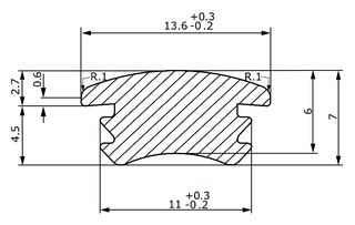 PFFLEXB304O · DIFUSOR PERFIL FLEXIBLE B304 11MM+-0.3 OPAL