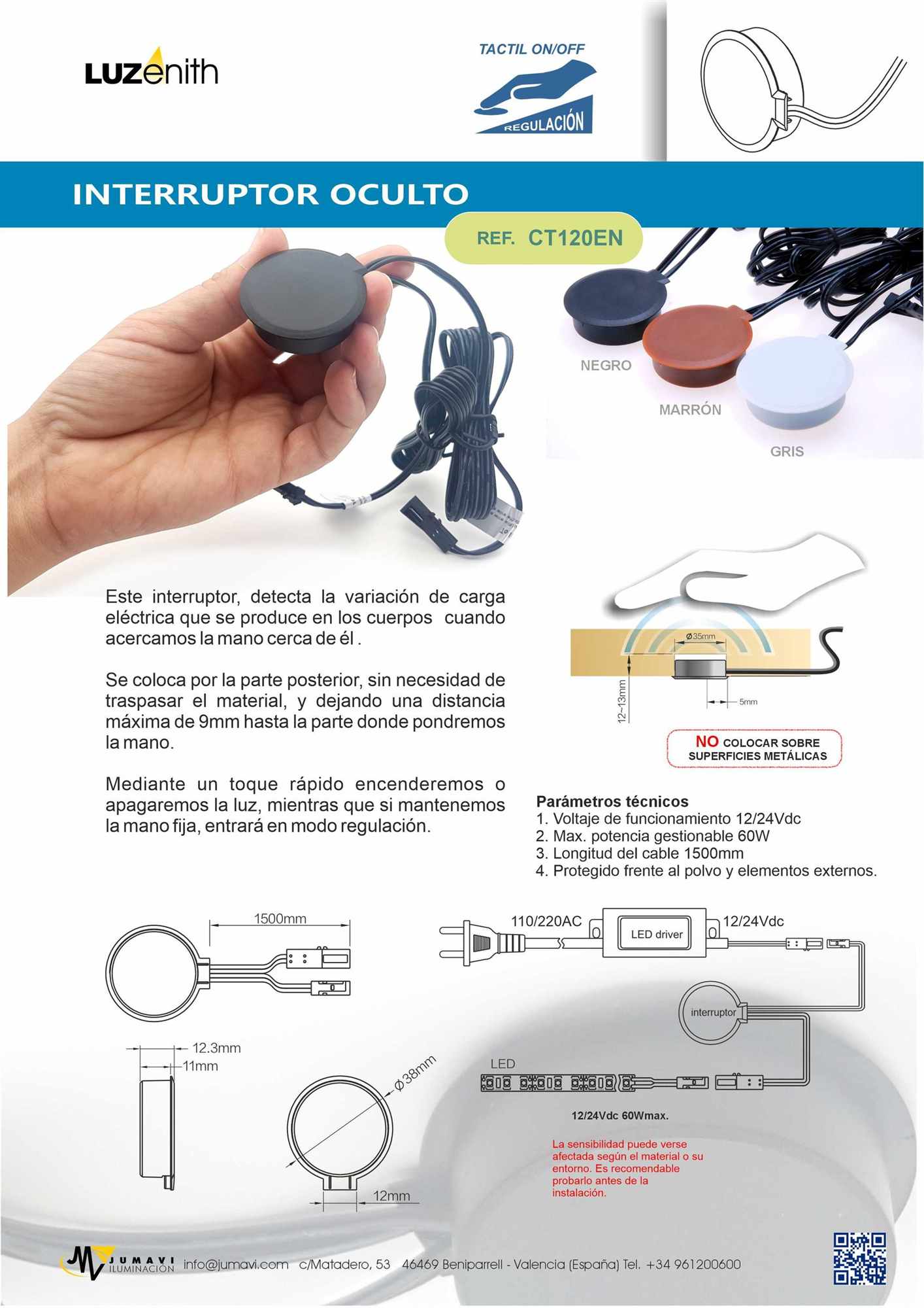 Ficha técnica de CT121EN