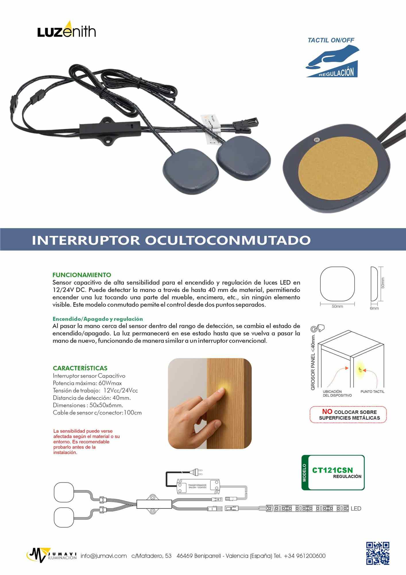 Ficha técnica de CT121CSN