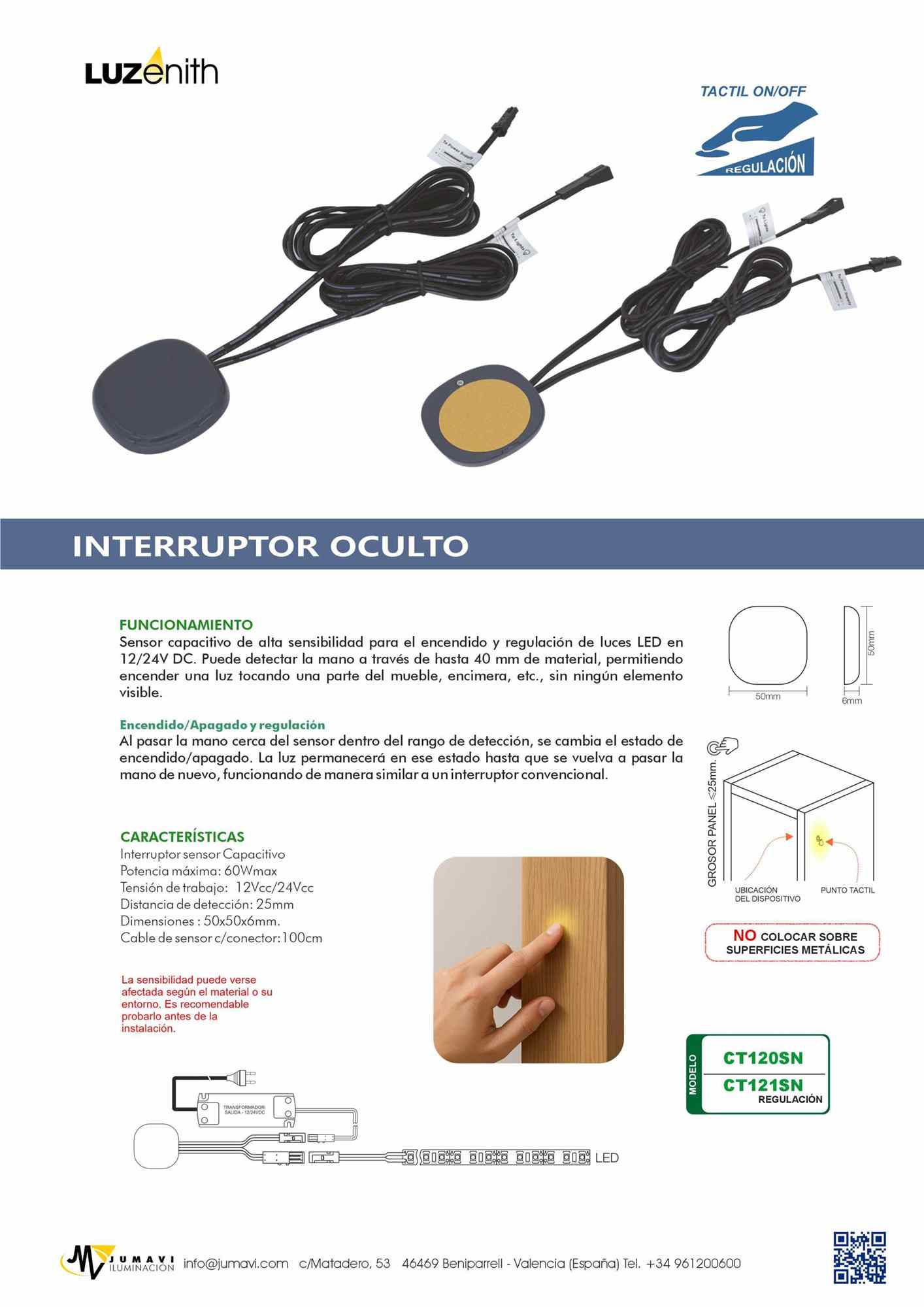Ficha técnica de CT121SN