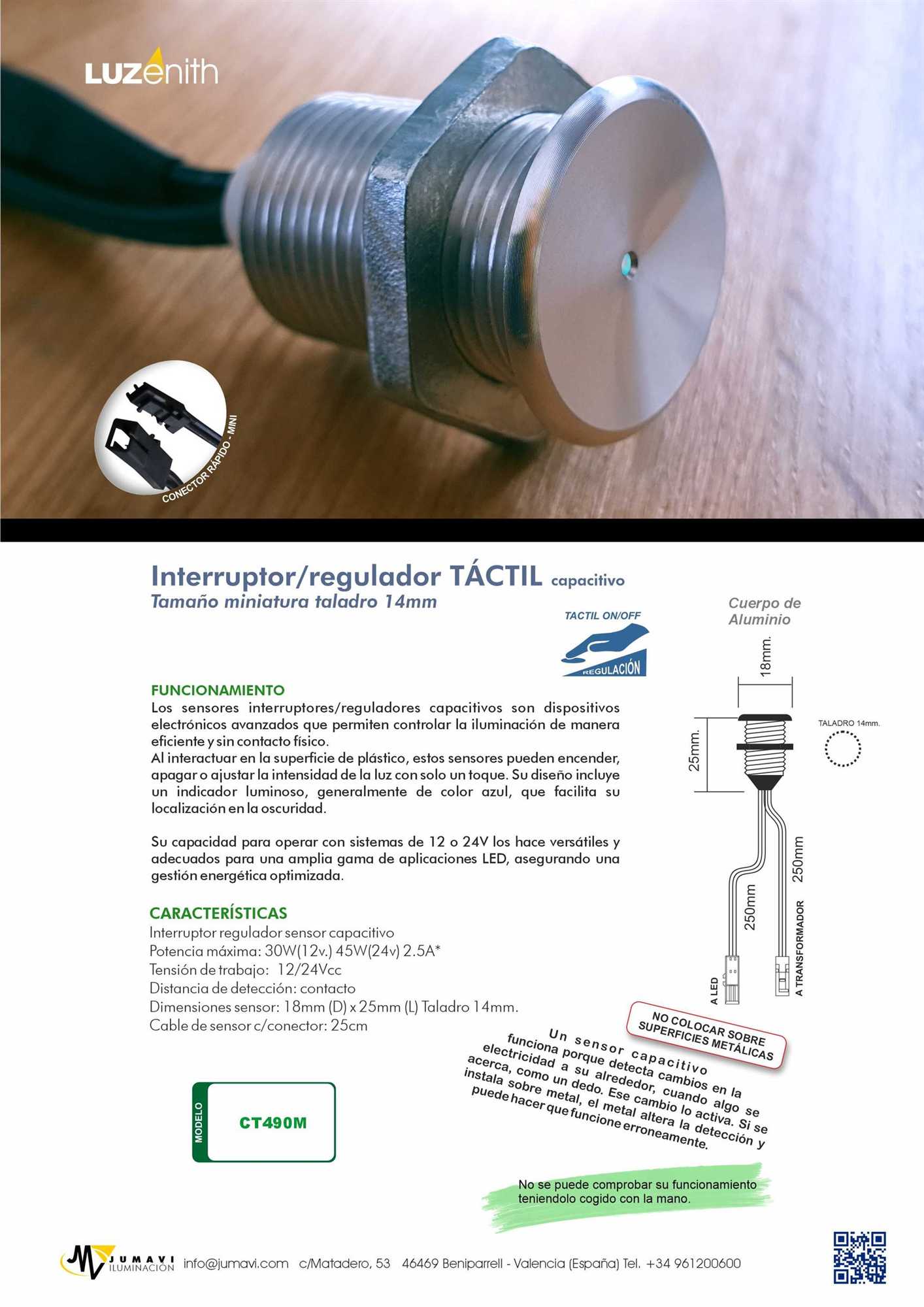 Ficha técnica de CT490M