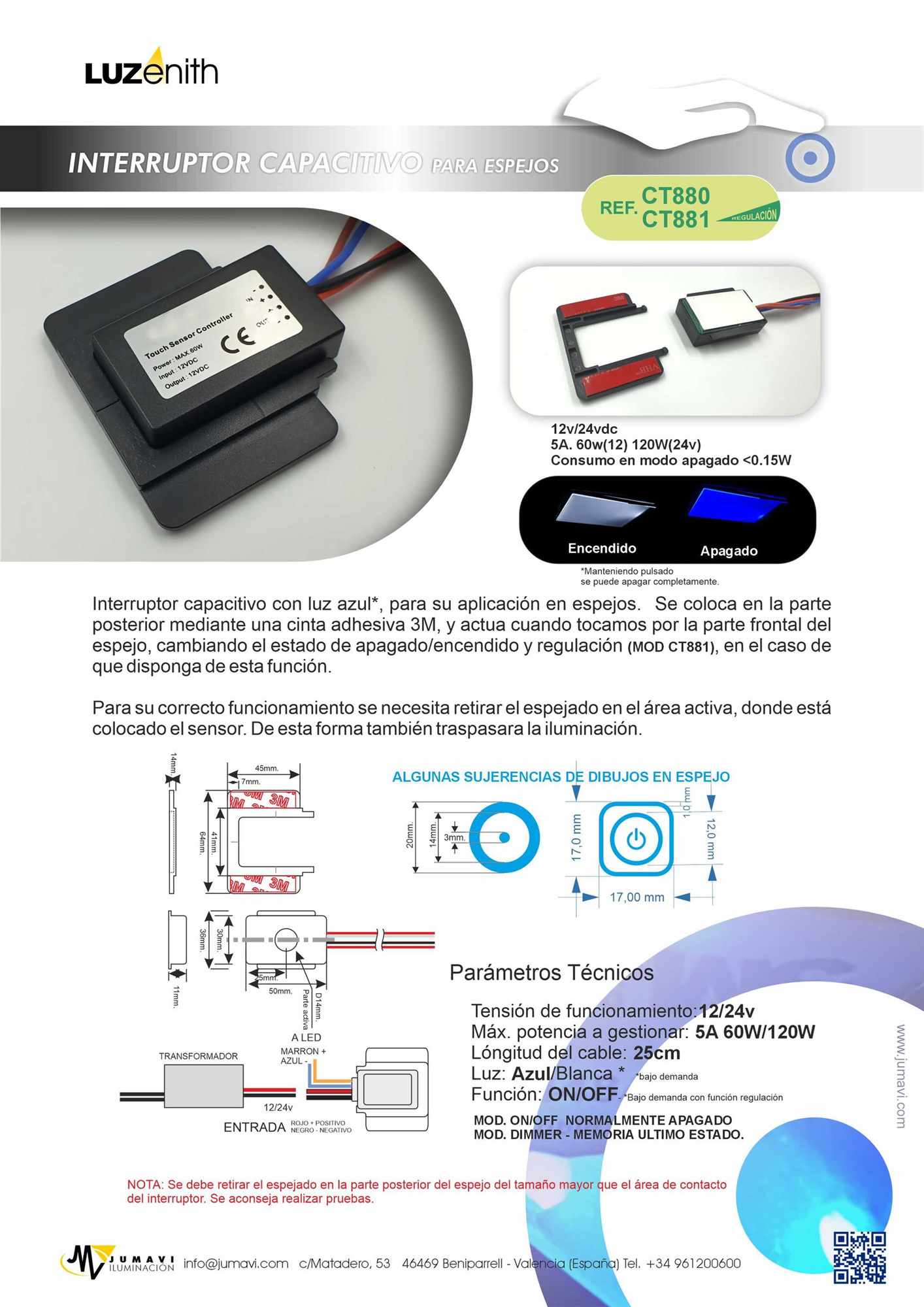 Ficha técnica de CT881