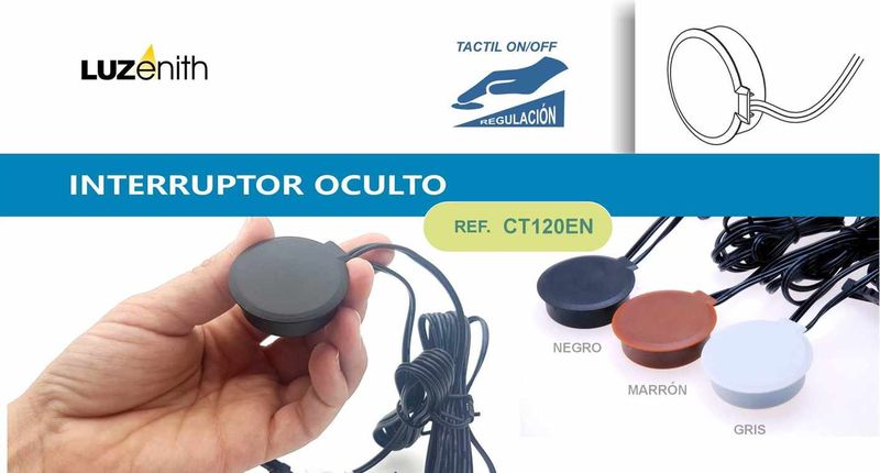 CT120 · Interruptor táctil capacitivo