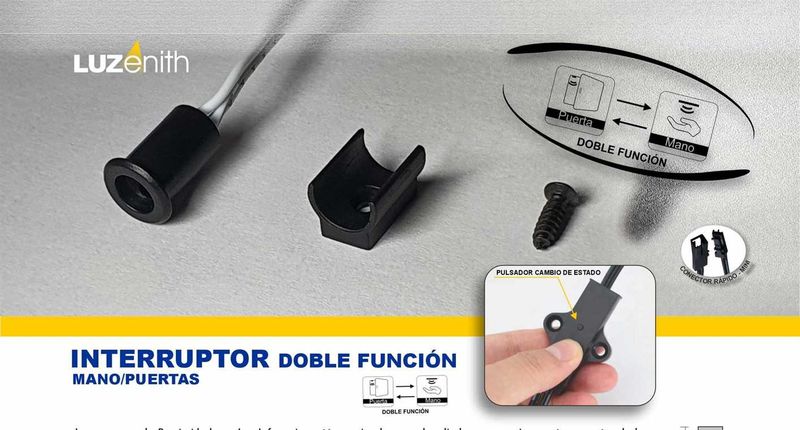 CT482 · Interruptor proximidad mano/puerta IR