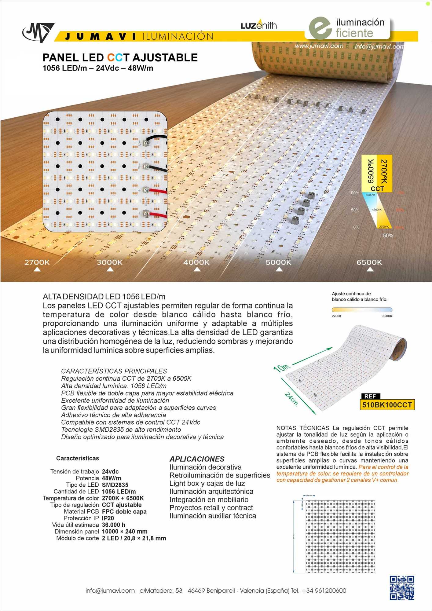 Ficha técnica de 510BK100CCT