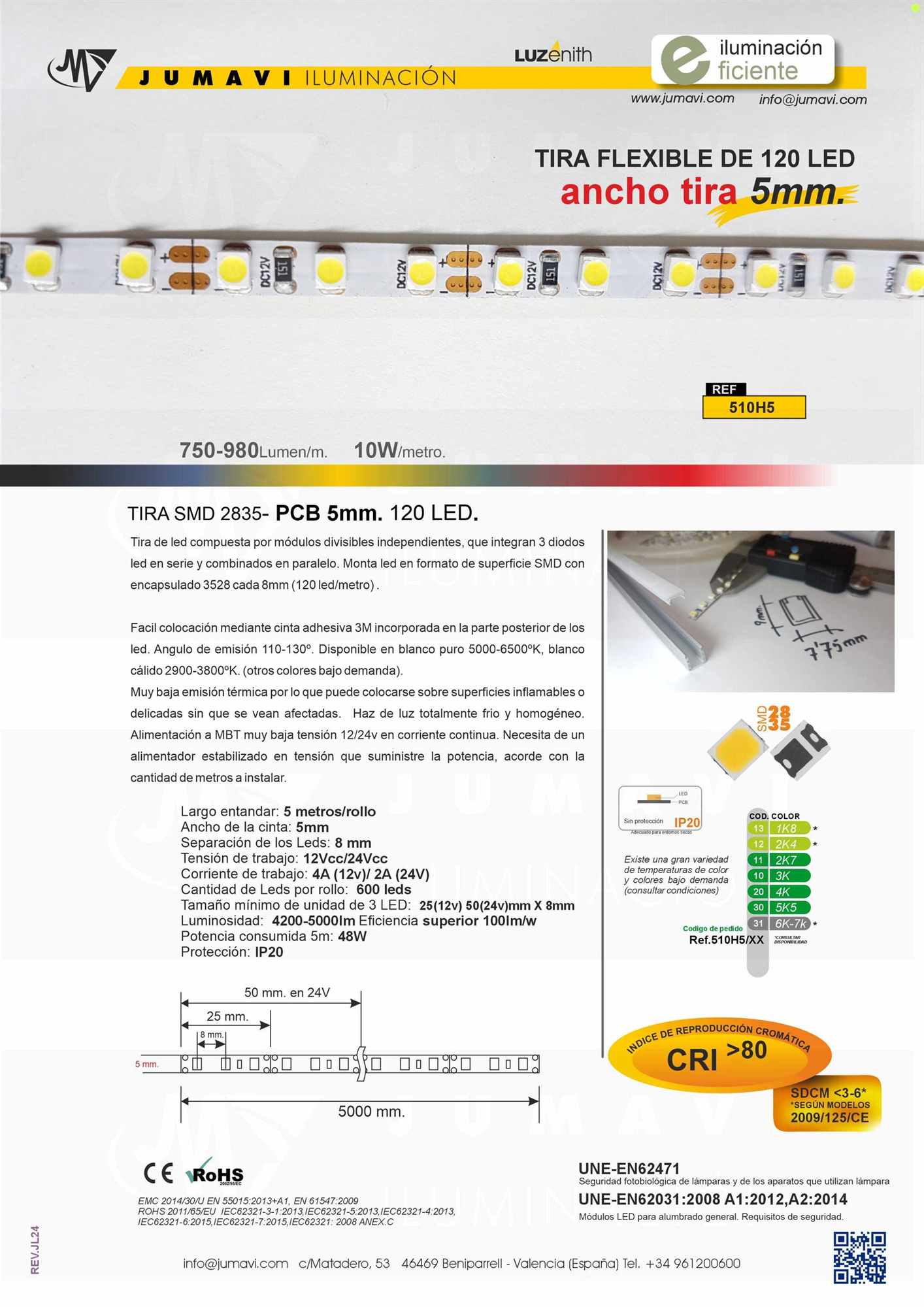 Ficha técnica de 510H5/10