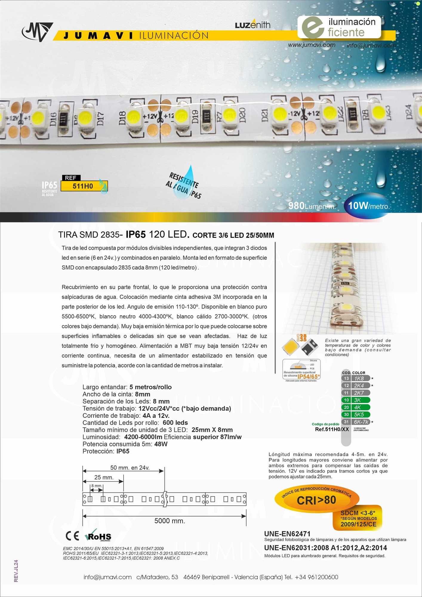 Ficha técnica de 511H0/12/10