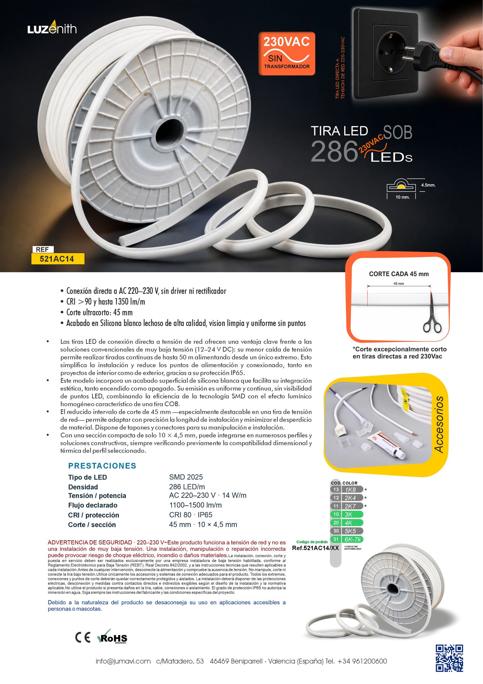 Ficha técnica de 521AC14/10