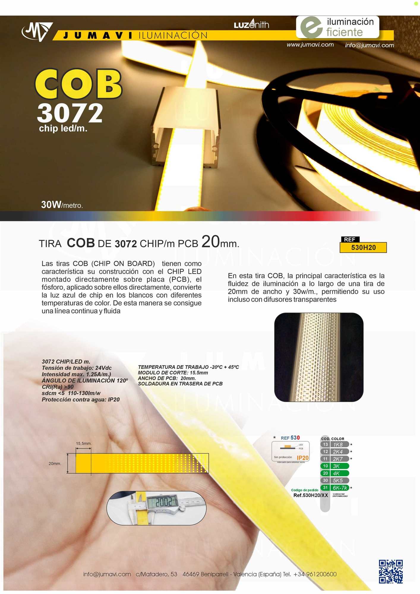Ficha técnica de 530H20/10